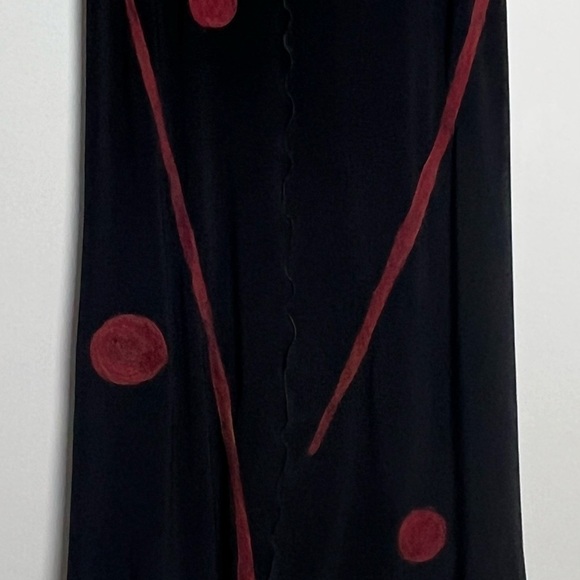 Living Out Loud With MIA Black Artsy Lagenlook Modern Sleeveless Dress Sz S - Picture 6 of 13